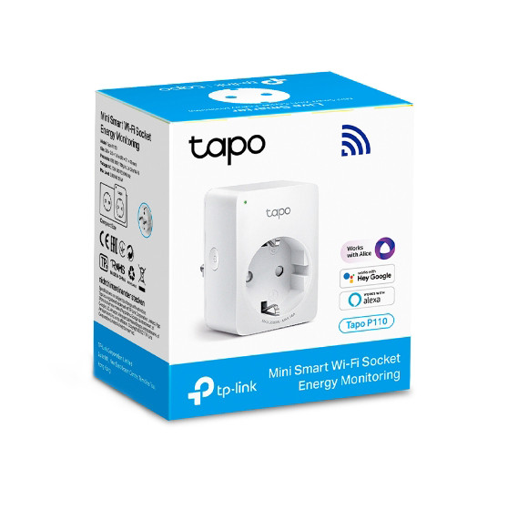 MINI ENCHUFE WIFI TP-LINK TAPO P110 16A 240V BLANCO 1