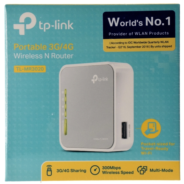 ROUTER TP-LINK NANO 3G/4G TL-MR3020 1