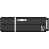 PENDRIVE MAXELL SIL 64 GB NEGRO 1