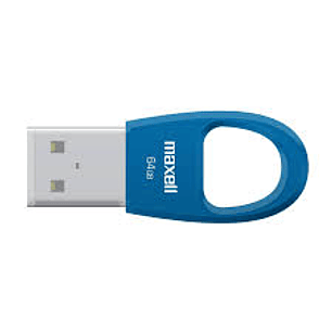 PENDRIVE MAXELL USBKEY 64GB AZUL