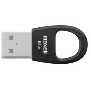 PENDRIVE MAXELL USBKEY 64GB NEGRO