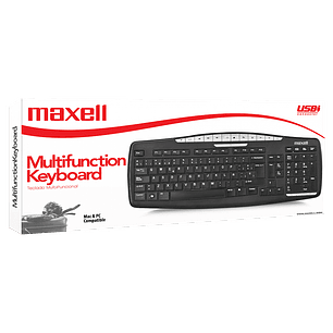 TECLADO MAXELL MULTIFUNCIONAL ALAMBRICO USB KB-100