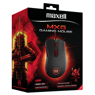 MOUSE MAXELL GAMING ILUMINATED CA MOWR MXG USB 3200DPI