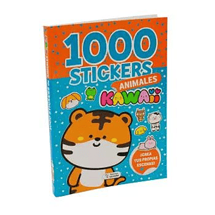 LIBRO 1000 STICKERS KAWAII ANIMALES EDIC.SALDAÑA CAD180-4