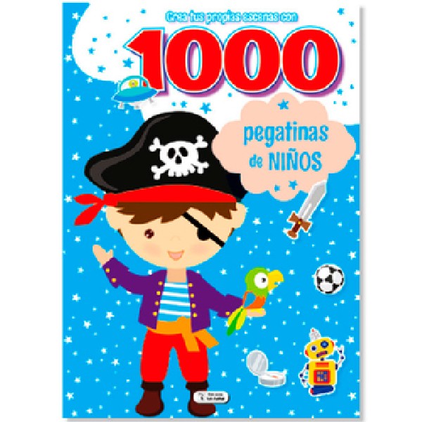 LIBRO CREA TUS PROPIAS ESCENAS 1000 PEGATINAS DE AVENTURAS ED.S. CAD113-2 1