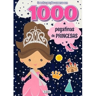 LIBRO CREA TUS PROPIAS ESCENAS 1000 PEGATINAS DE PRINCESA EDIC.SALDAÑA CAD113-4