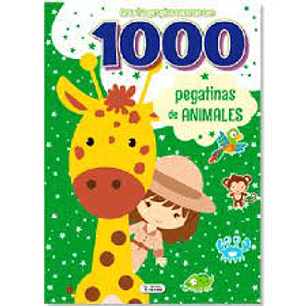 LIBRO CREA TUS PROPIAS ESCENAS. 1000 PEGATINAS ANIMALES EDIC.SALDAÑA CAD113-3 