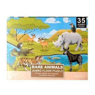 PUZZLE INFANTIL 35 PIEZAS JUMBO LA SELVA+3 JMI BAS461