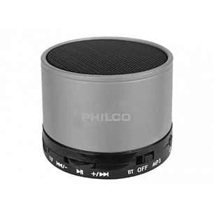 PARLANTE PORTATIL PHILCO P295P USB/FM/BT/MICRO SD SILVER