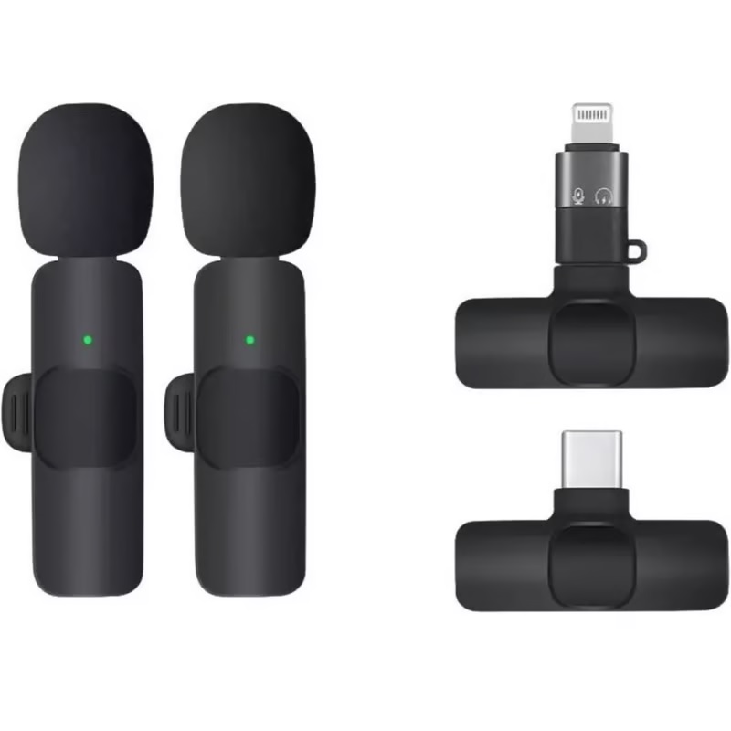 MICROFONO DUAL TECMASTER INALAMBRICO TIPO-C ANDROID/IPHONE 1