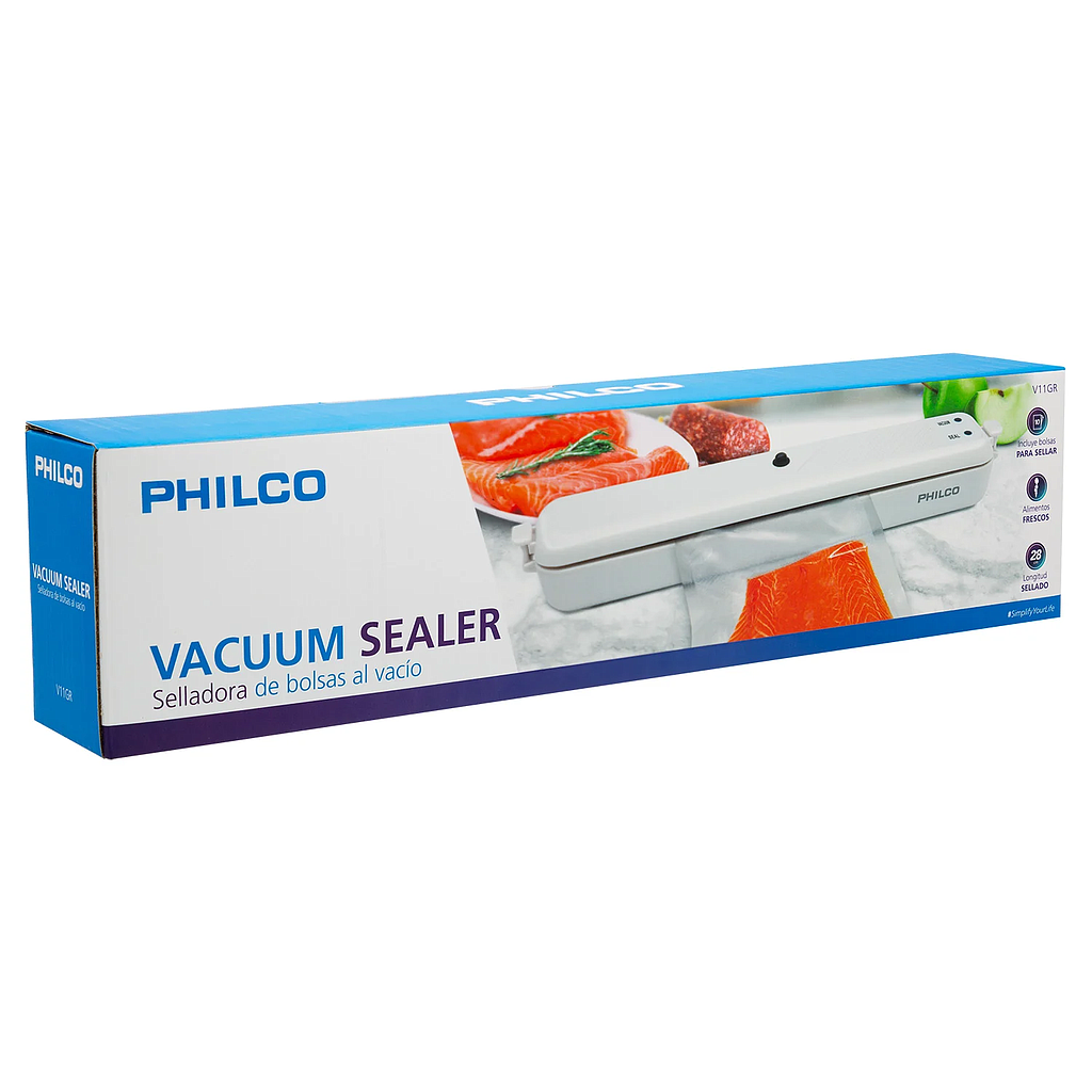 SELLADORA DE BOLSAS AL VACIO PHILCO V11GR 28CM 1