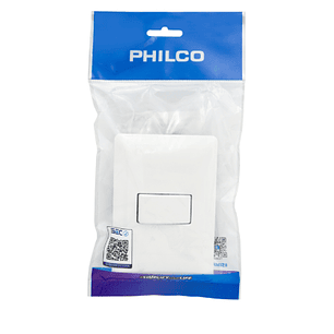 INTERRUPTOR PHILCO PARA MURO SIMPLE 250V 10A 19PLC78559
