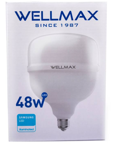 AMPOLLETA LED HAMMER WELLMAX 48W LUZ FRIA 1