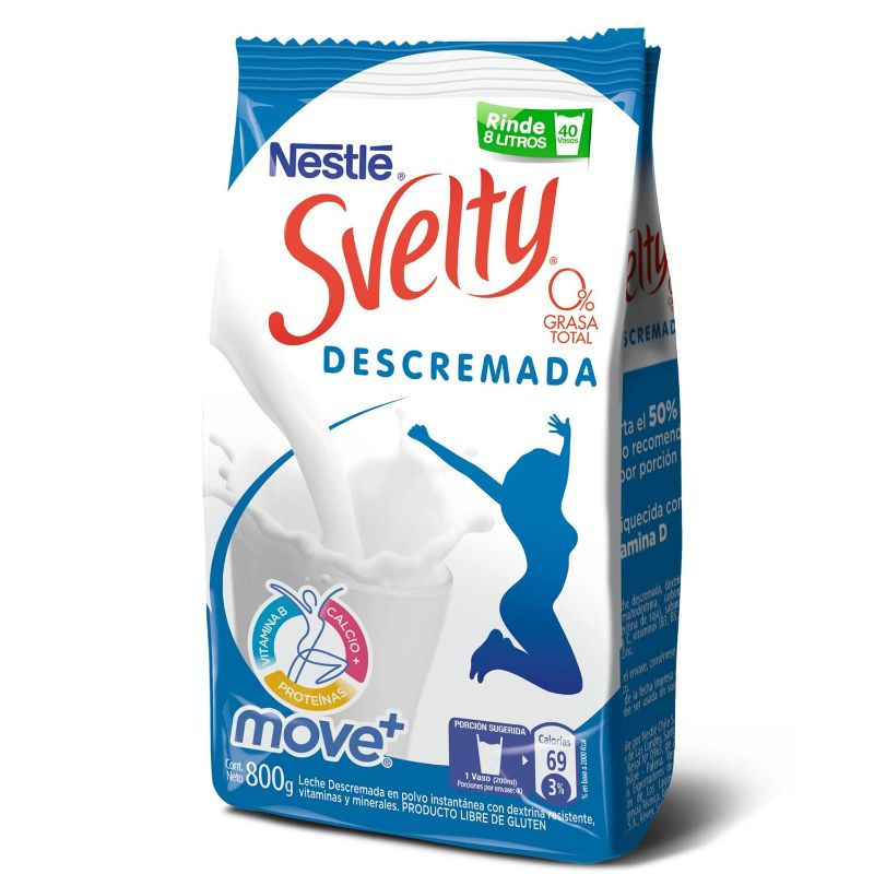 LECHE SVELTY DESCREMADA 800 GRS 1