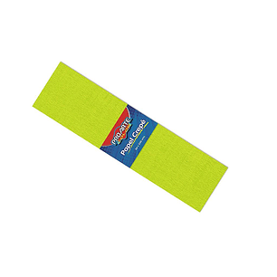PAPEL CREPE PROARTE VERDE LIMON N°04 50 X 200 CMS.