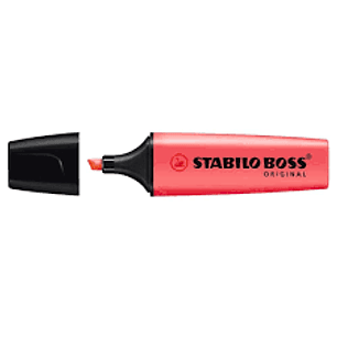 DESTACADOR STABILO BOSS PASTEL ROSADO 70/150