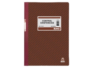LIBRO CONTROL EXISTENCIA BUHO 100 Hjs (ART-187) 1