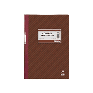 LIBRO CONTROL EXISTENCIA BUHO 100 Hjs (ART-187)