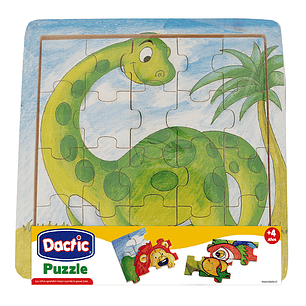 PUZZLE DACTIC DINOSAURIO MADERA (D303012)