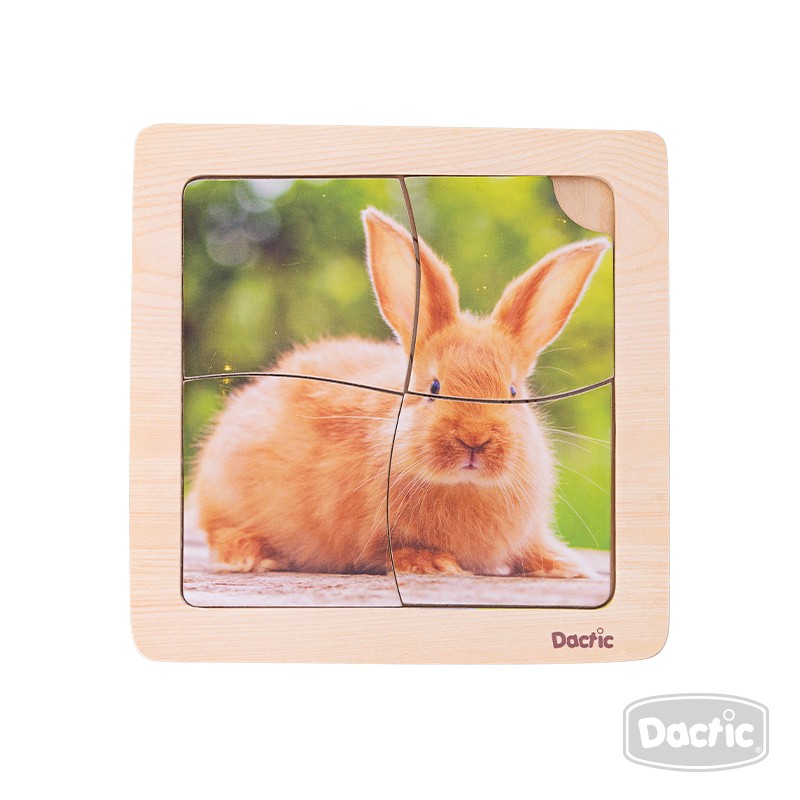 PUZZLE DACTIC MADERA CONEJO (D302054) 1