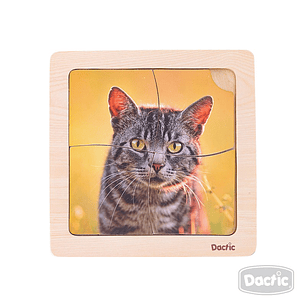 PUZZLE DACTIC MADERA GATO (D302052)