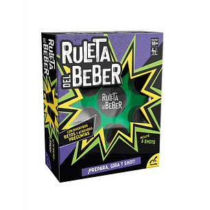 JUEGO RULETA DEL BEBER +18a. 2-6 JUGADORES (JCA-4430)