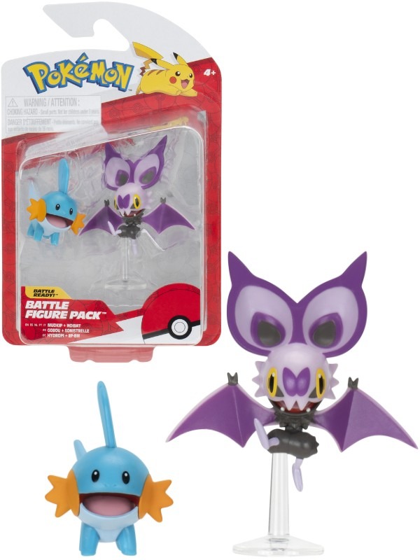 POKEMON FIGURAS DE BATALLA MUDKIP+NOIBAT +4a.(PKW4051) 1