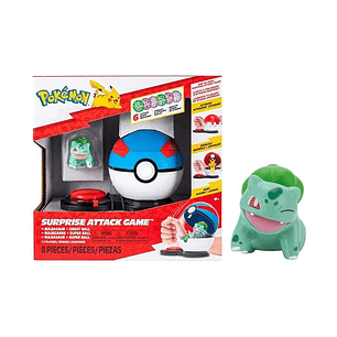 POKEMON ATAQUE SORPRESA BULBASAUR+POKEBOLA +4a. (PKW4174)