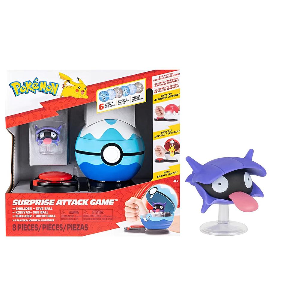 POKEMON ATAQUE SORPRESA SHELLDER+POKEBOLA +4a. (PKW4173) 1
