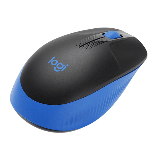 MOUSE LOGITECH INALAMBRICO M190 AZUL NEGRO 1