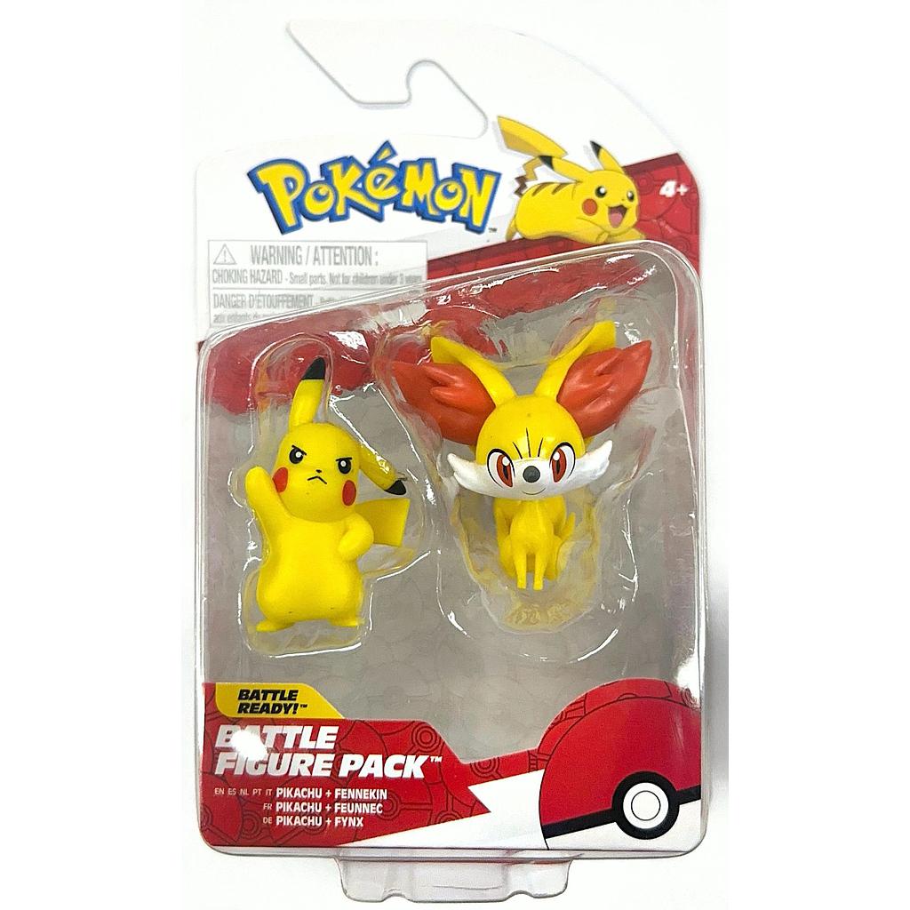 POKEMON SET FIGURAS DE BATALLA PIKACHU+FENNEKIN +4a.(PKW3355) 1