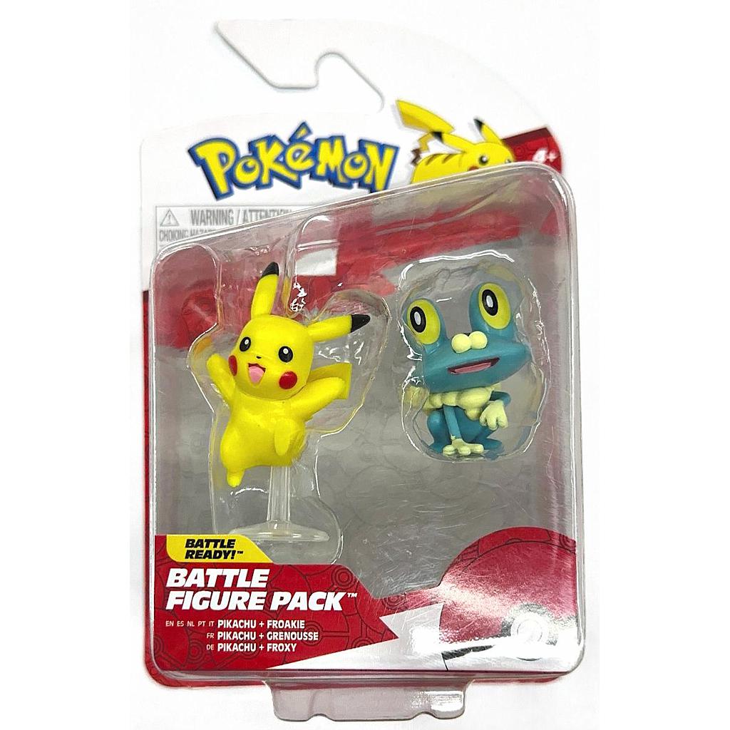POKEMON SET FIGURAS DE BATALLA PIKACHU+FROAKIE +4a.(PKW3355) 1