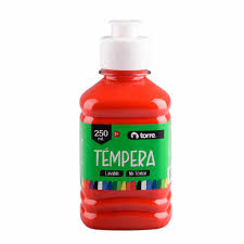 TEMPERA TORRE 250 ml ROJO (CM) 1
