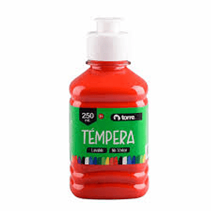 TEMPERA TORRE 250 ml ROJO (CM)