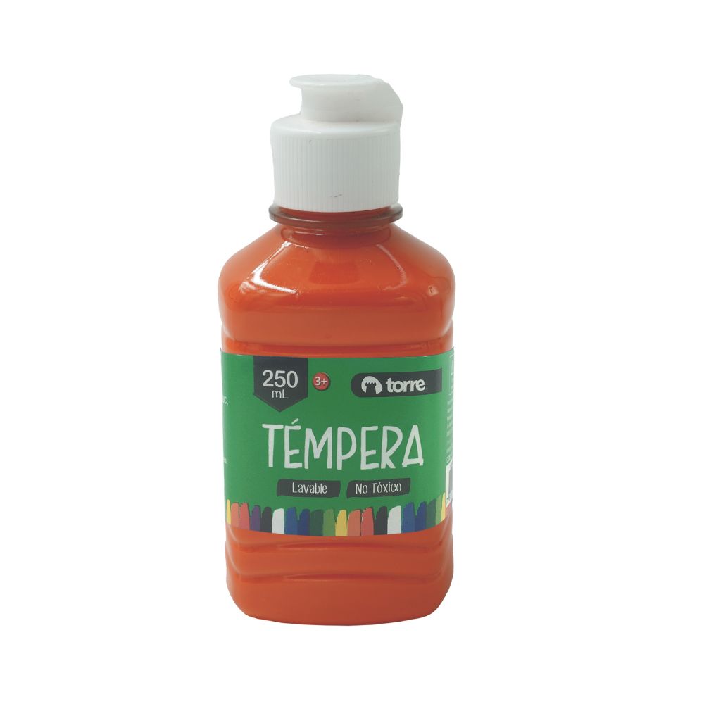 TEMPERA TORRE 250 ml NARANJA (CM) 1