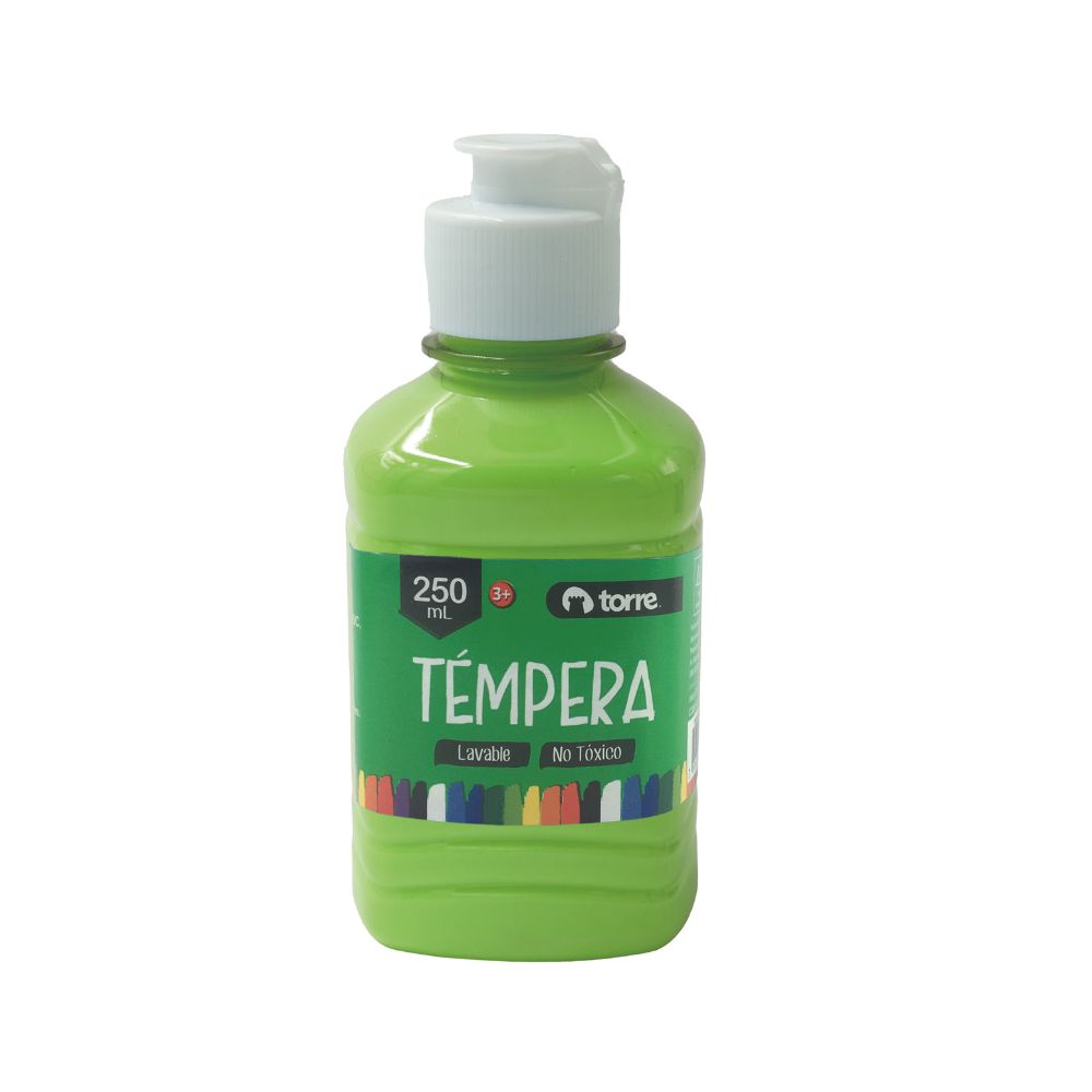 TEMPERA TORRE 250 ml VERDE CLARO (CM) 1