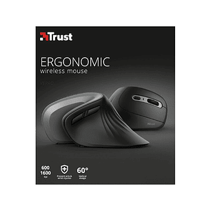MOUSE INALAMBRICO TRUST ERGONOMICO VERRO ( DESC. )