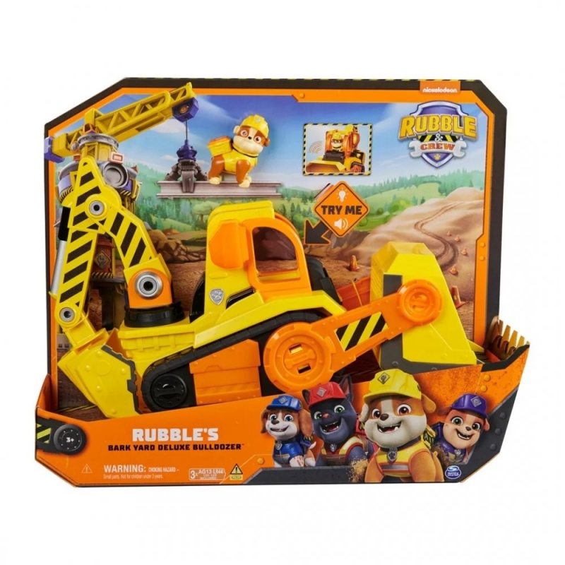 PAW PATROL RUBBLE  DE LUXE BULLDOZER +3a. NICKELODEON (6068074) 1
