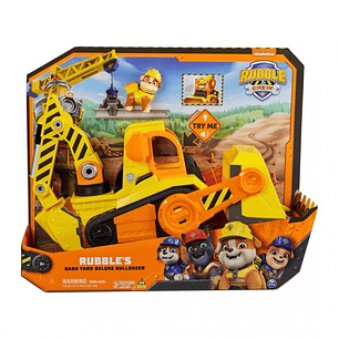 PAW PATROL RUBBLE  DE LUXE BULLDOZER +3a. NICKELODEON (6068074)