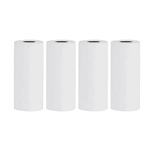 ETIQUETA AUTOADHESIVA EN ROLLO BLANCA-4 UNIDADES