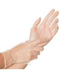 CAJA GUANTES DESECHABLES VINILO LIBRE DE POLVO T/M 100 UND. ADIOFFICE 1