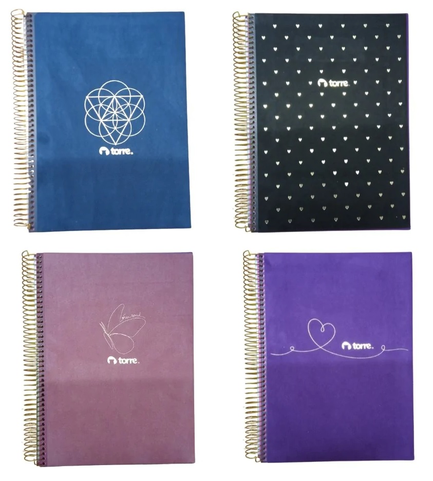 CUADERNO TORRE TOP 7mm 120 Hjs VELVET 1