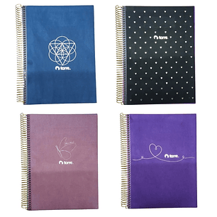 CUADERNO TORRE TOP 7mm 120 Hjs VELVET