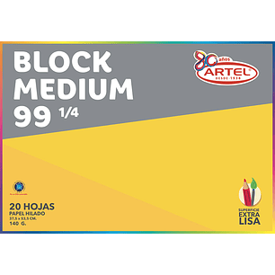 BLOCK DE DIBUJO ARTEL MEDIUM 99 1/4 