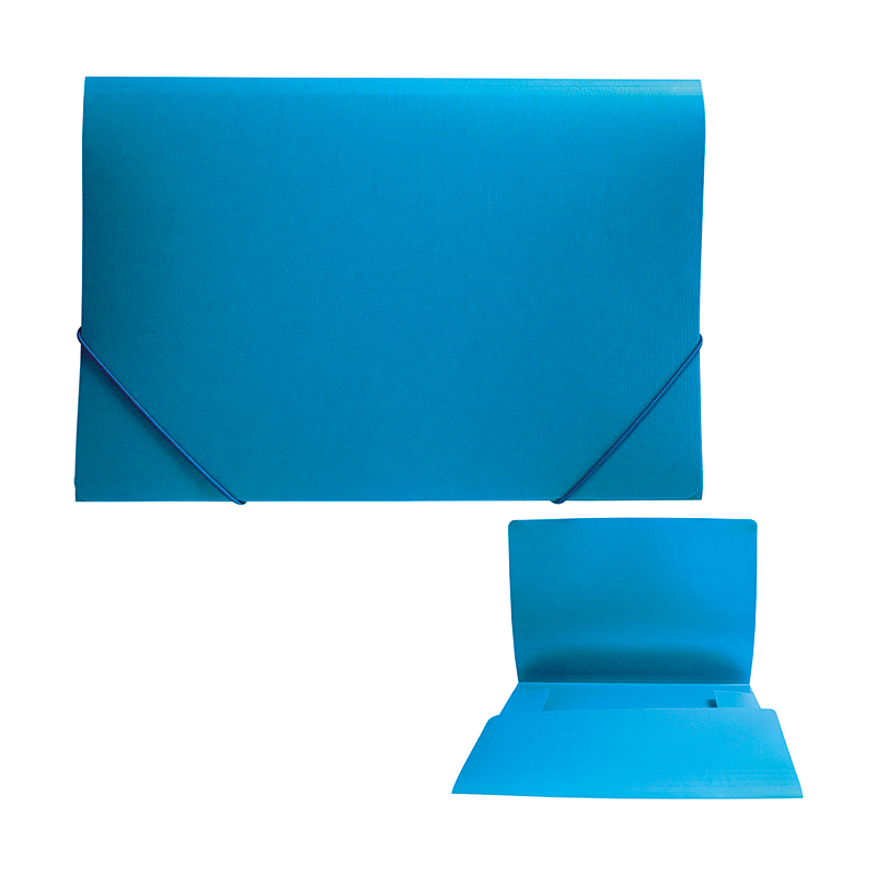 CARPETA D/ZONE C/ELASTICO AZUL 1