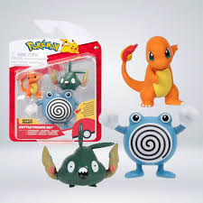 POKEMON SET 3 FIGURAS CHARMAN.+POLIWH.+TRUBBISH +4a.(95155) 1