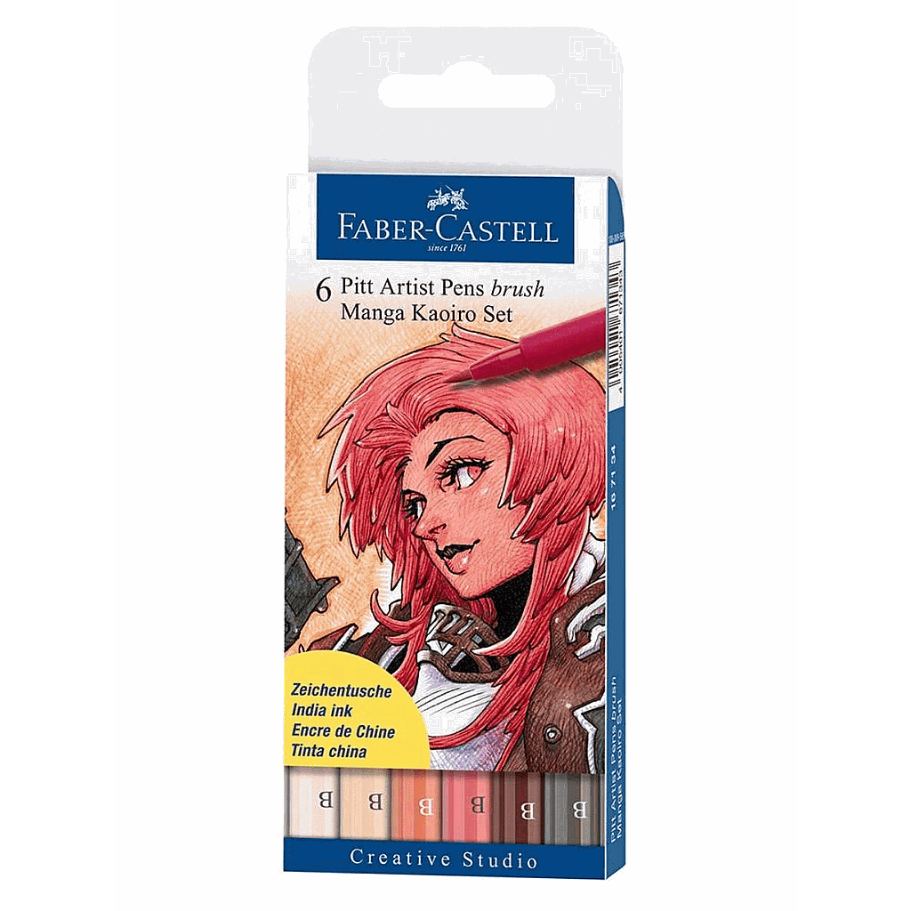 SET 6 ROTULADORES MANGA-KAOIRO 1