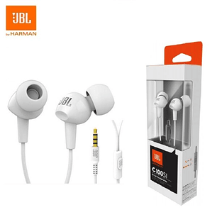 AUDIFONOS JBL C100SI C/MICROFONO BLANCOS