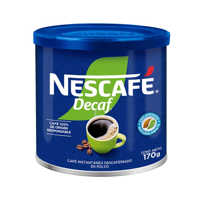NESCAFE DECAF TARRO 170GRS. POLVO 1