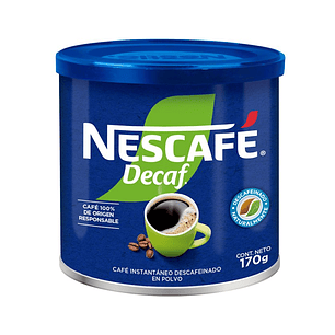 NESCAFE DECAF TARRO 170GRS. POLVO
